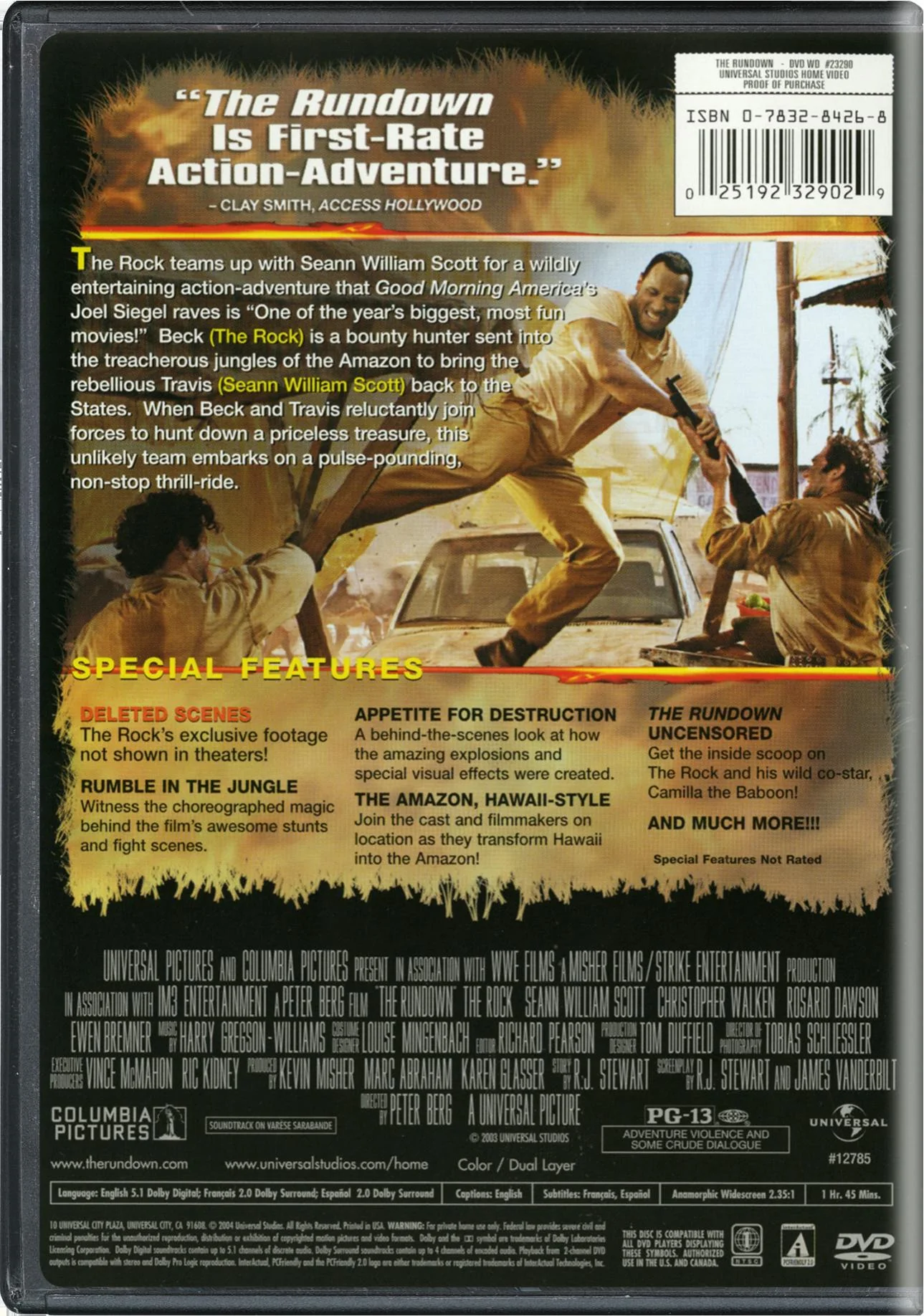 The Rundown (DVD Widescreen) [DVD] - Image 3