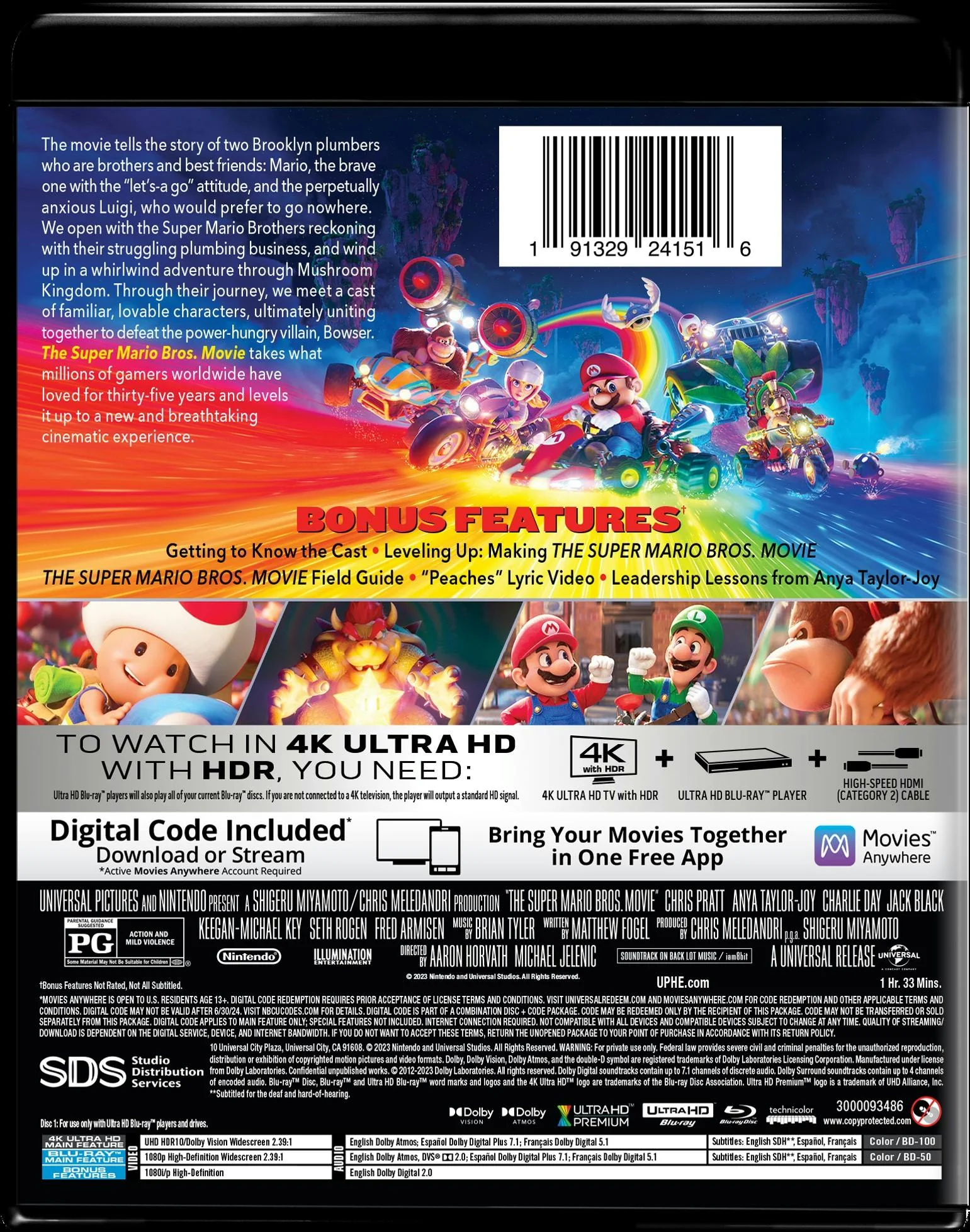 The Super Mario Bros. Movie (4K Ultra HD + Blu-ray) [UHD] - Image 3