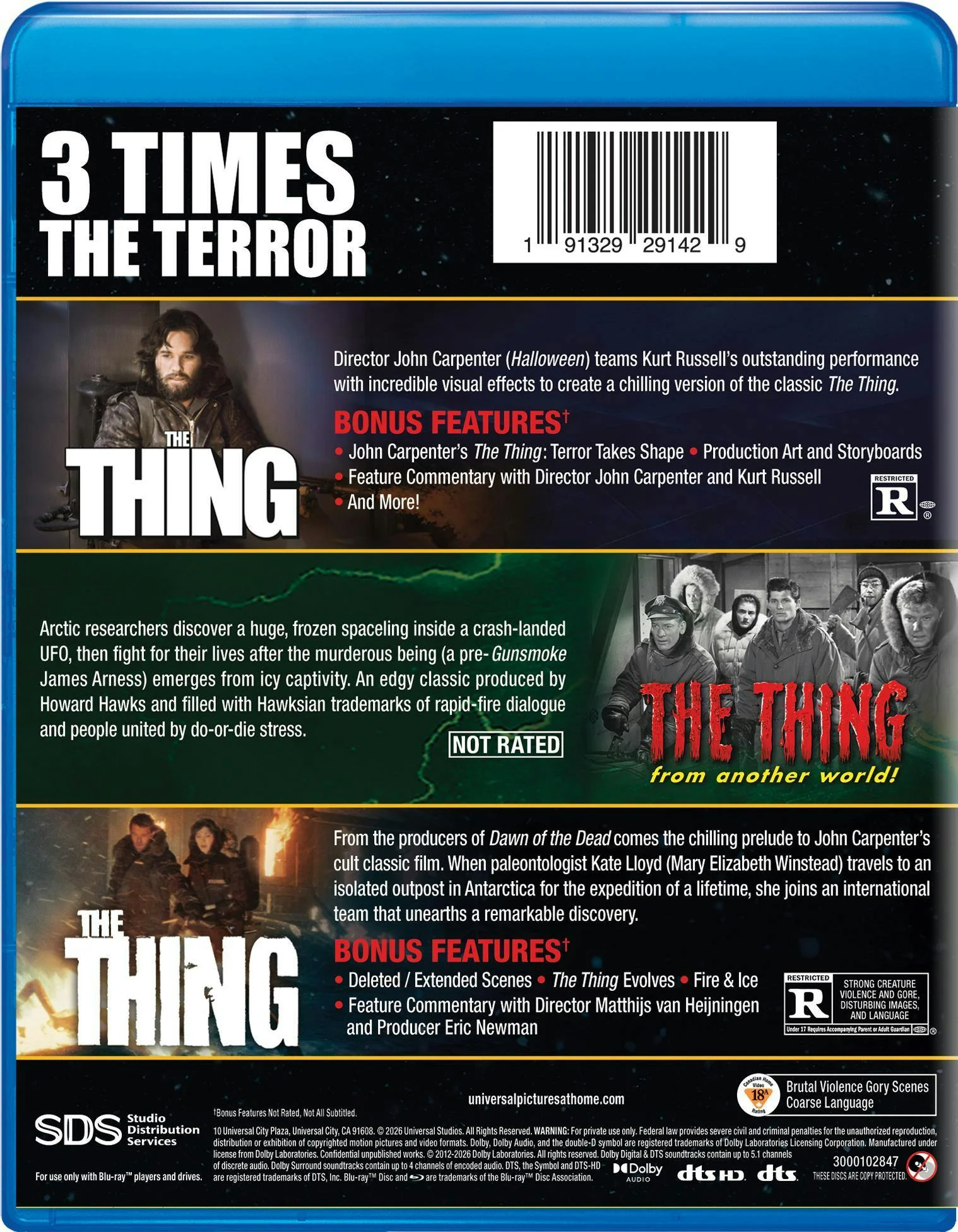 The Thing 3-Movie Collection [Blu-ray] - Image 3