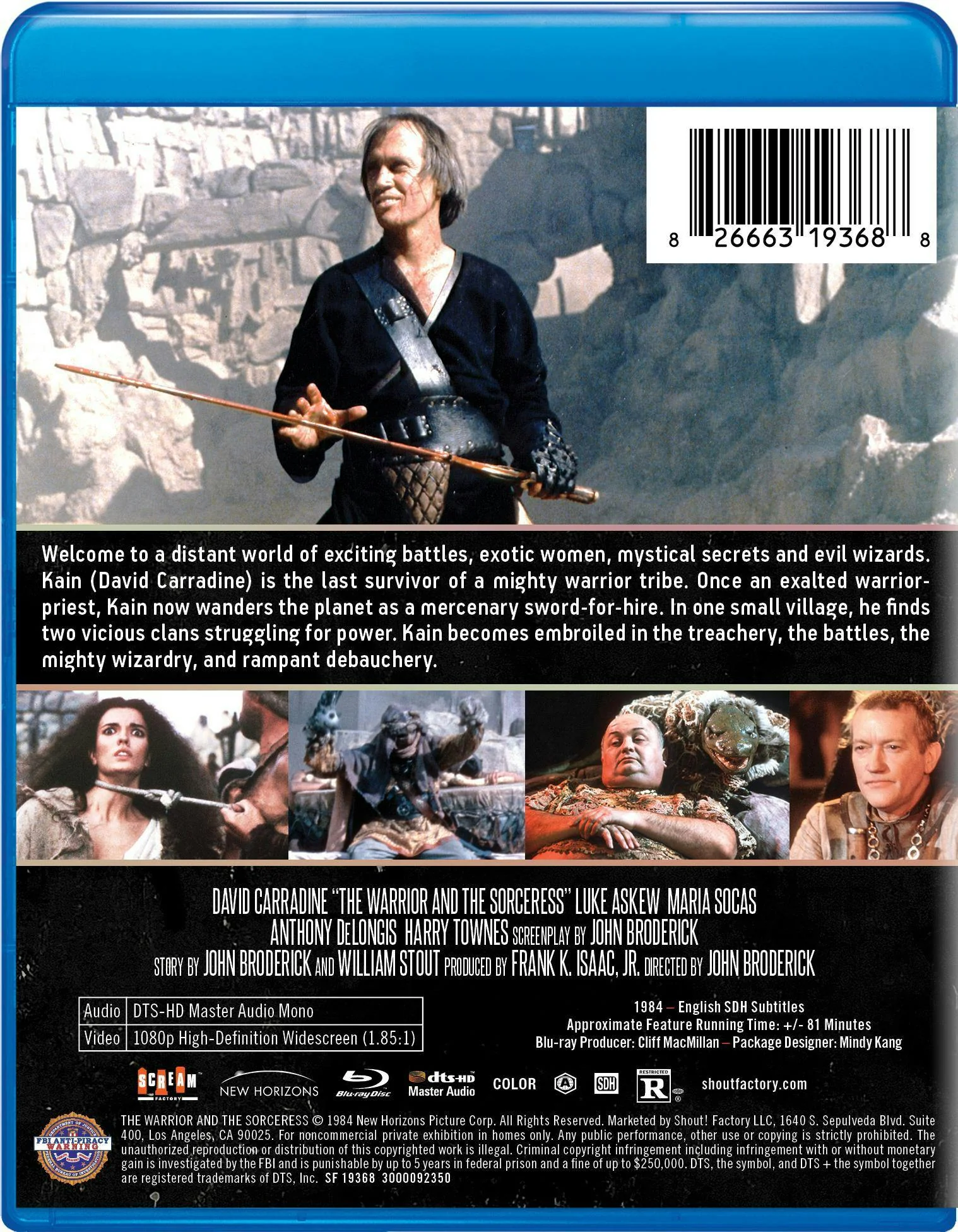 The Warrior and the Sorceress [Blu-ray] - Image 3