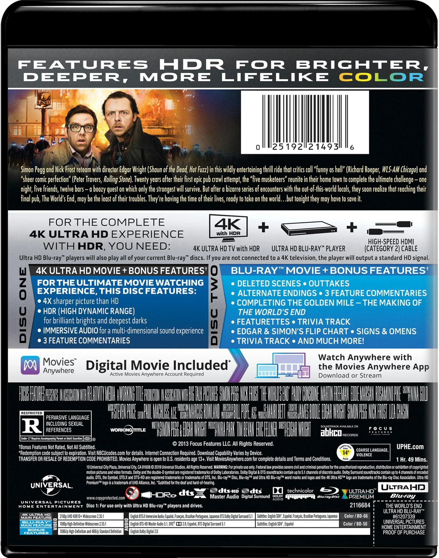 The World's End (4K Ultra HD + Blu-ray) [UHD] - Image 2