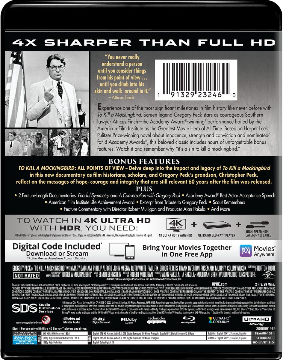 To Kill a Mockingbird (4K Ultra HD (60th Anniversary)) [UHD] - Image 3