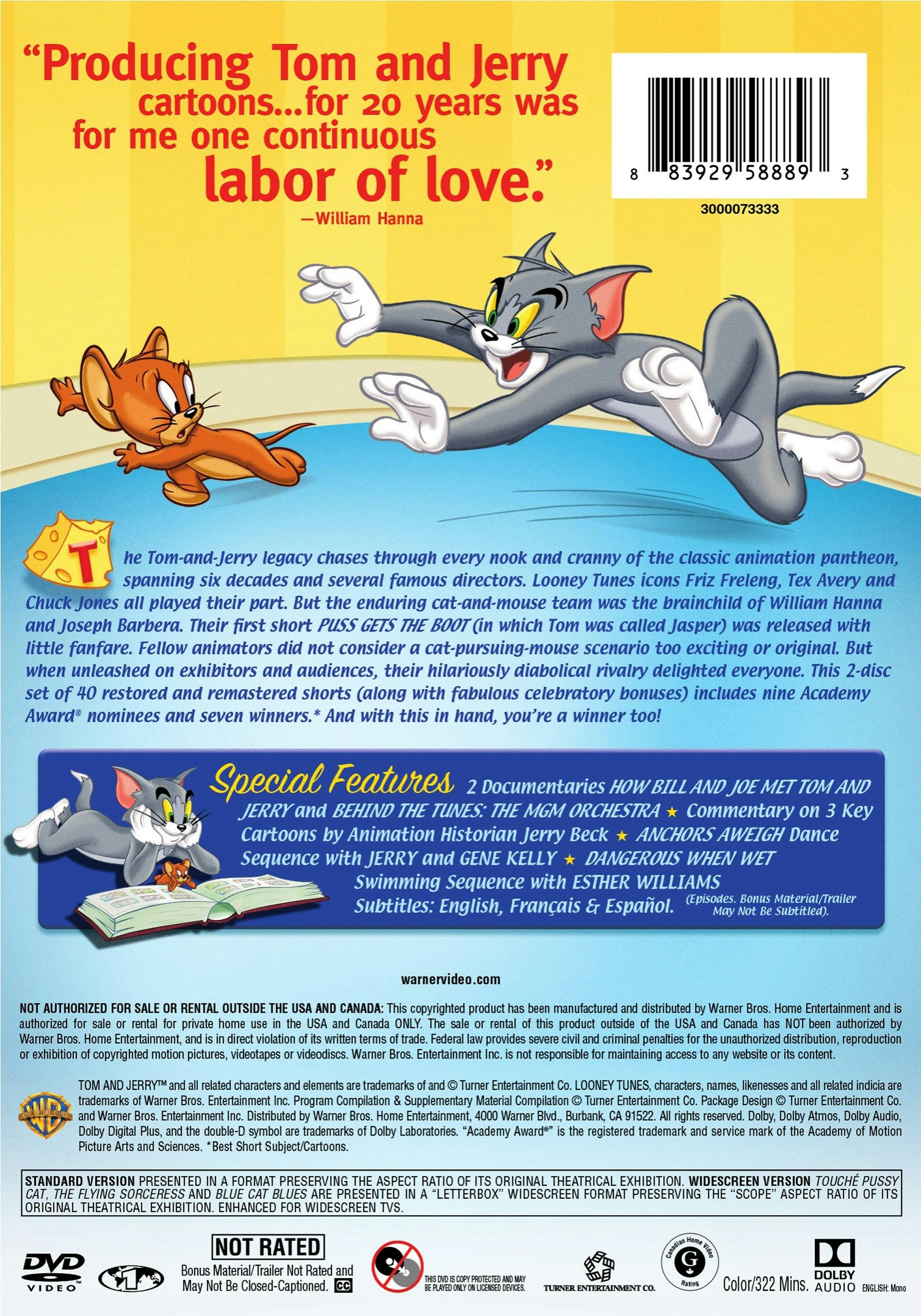 Tom and Jerry: Spotlight Collection (DVD New Box Art) [DVD] - Image 2