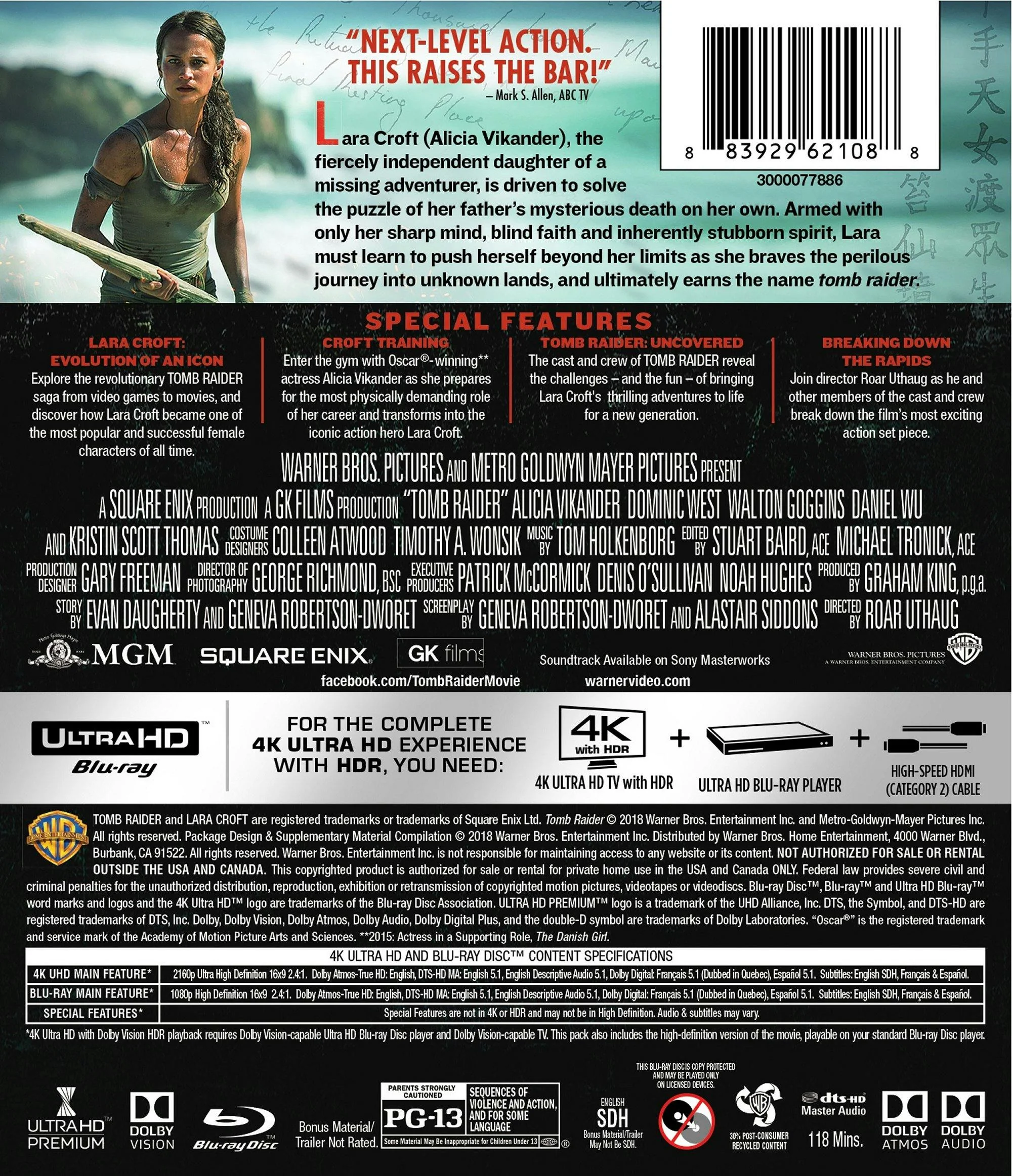 Tomb Raider (4K Ultra HD) [UHD] - Image 2