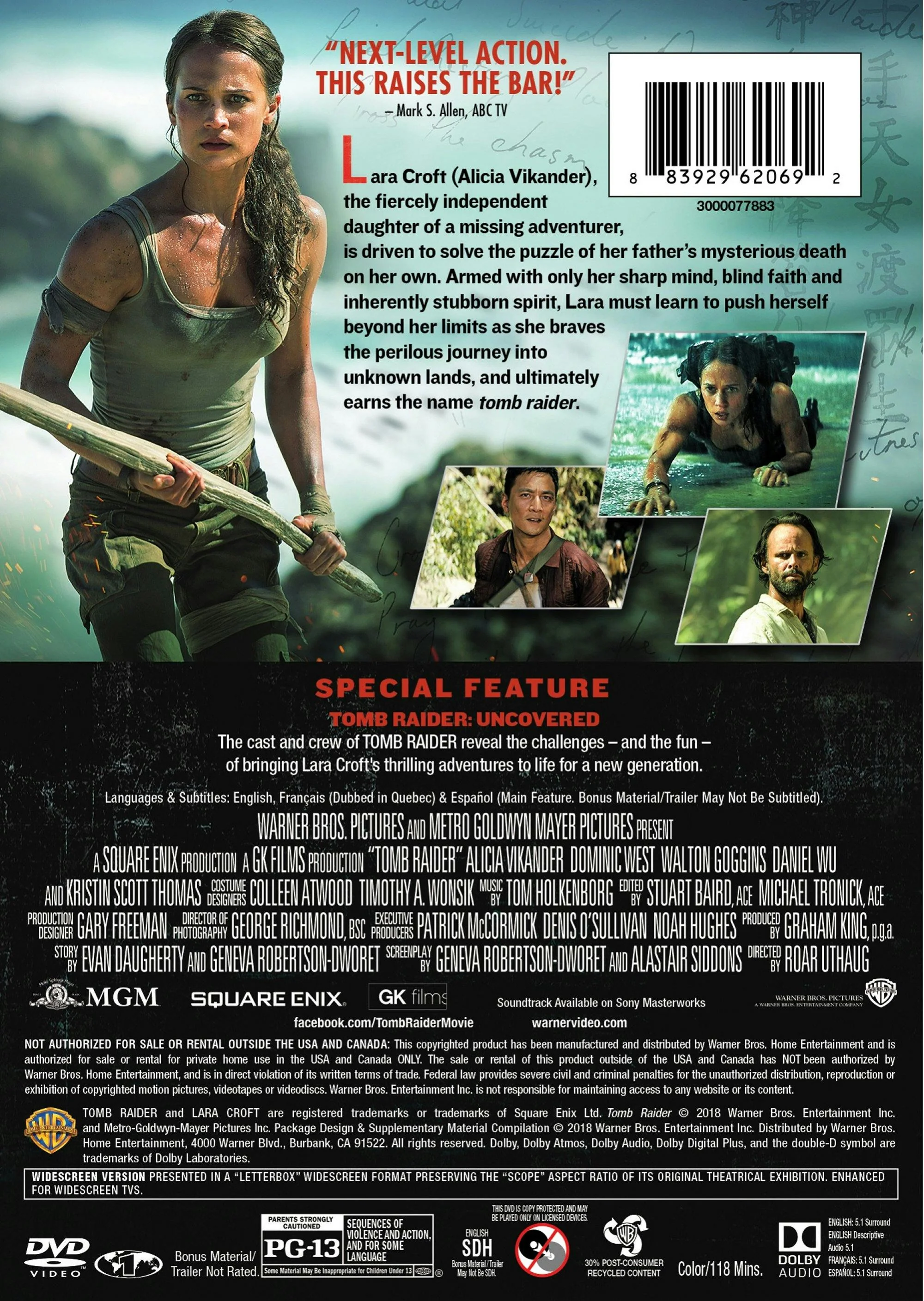 Tomb Raider (DVD Special Edition) [DVD] - Image 2