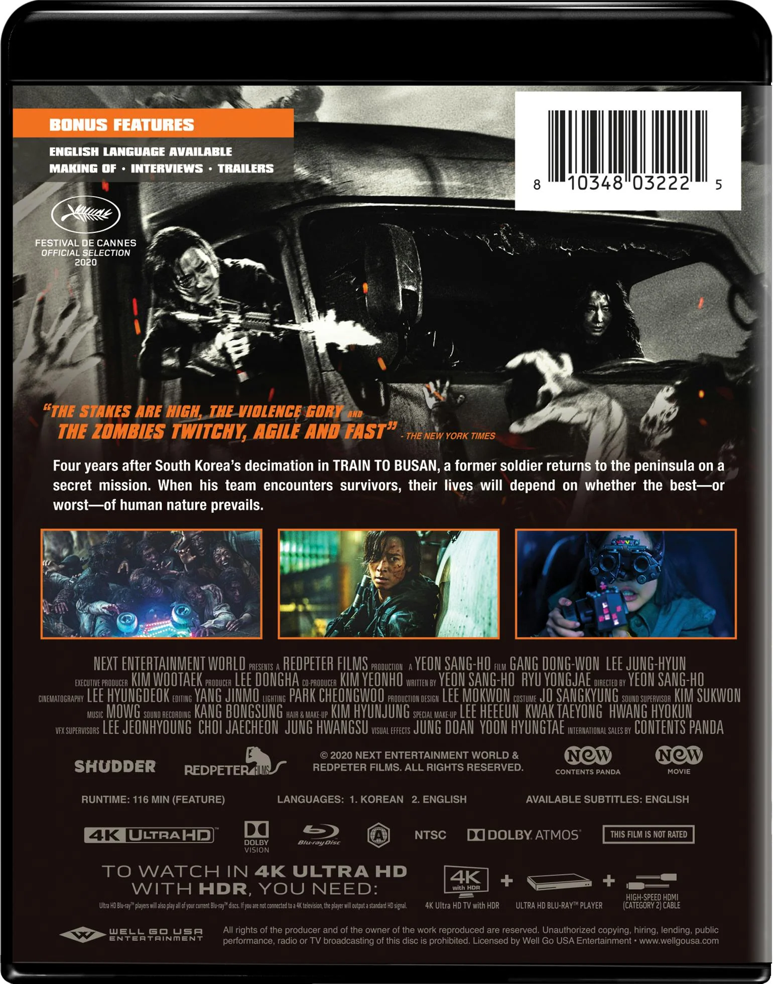 Train to Busan Presents - Peninsula (4K Ultra HD + Blu-ray) [UHD] - Image 2