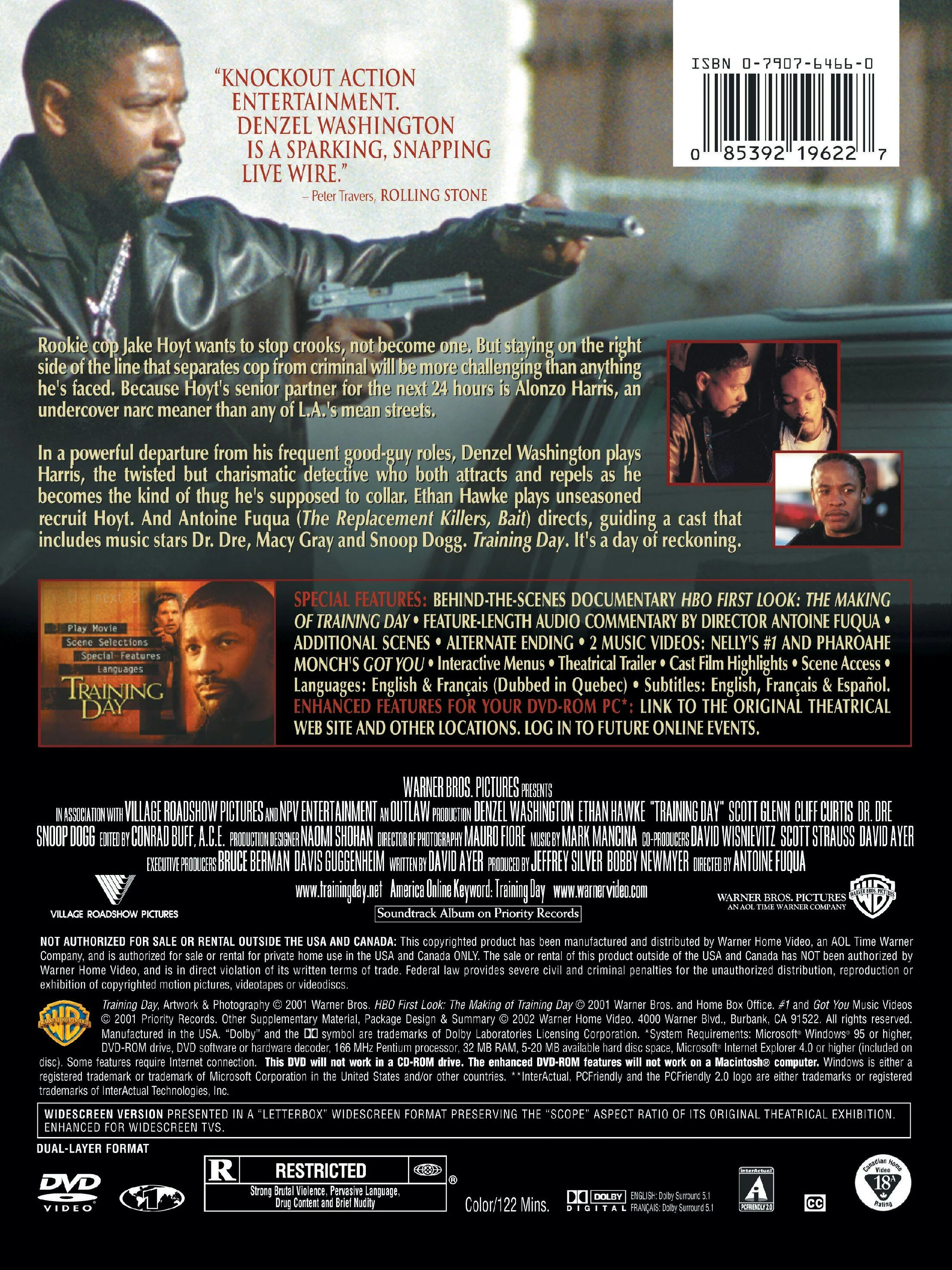 Training Day (DVD Widescreen) [DVD] - Image 2