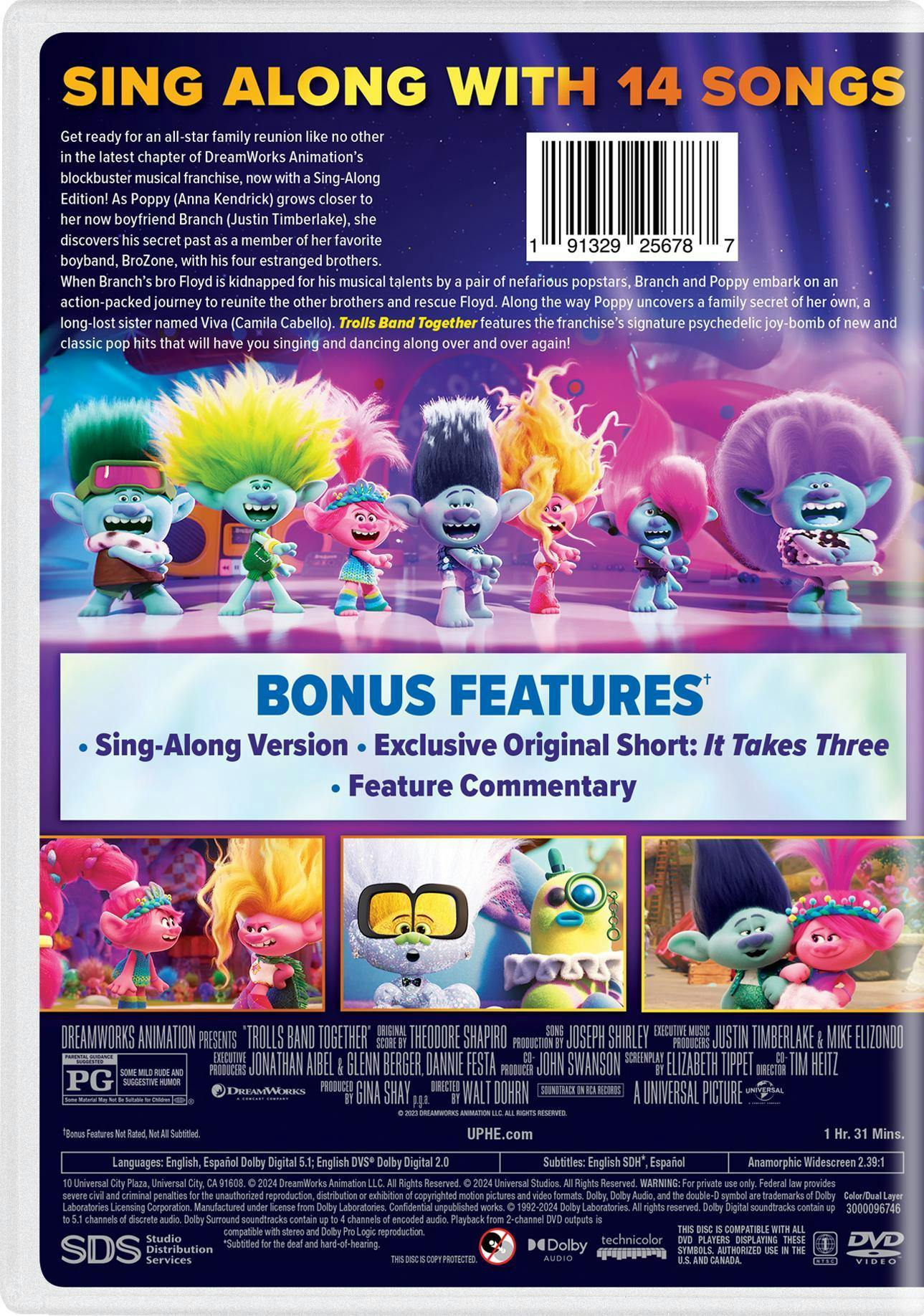 Trolls Band Together [DVD] - Image 3