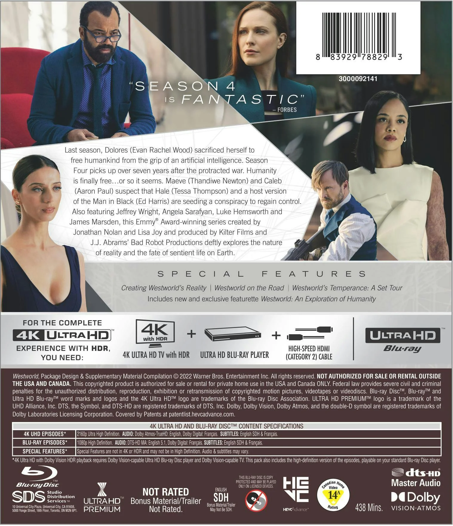 Westworld: Season Four - The Choice (4K Ultra HD + Blu-ray) [UHD] - Image 3