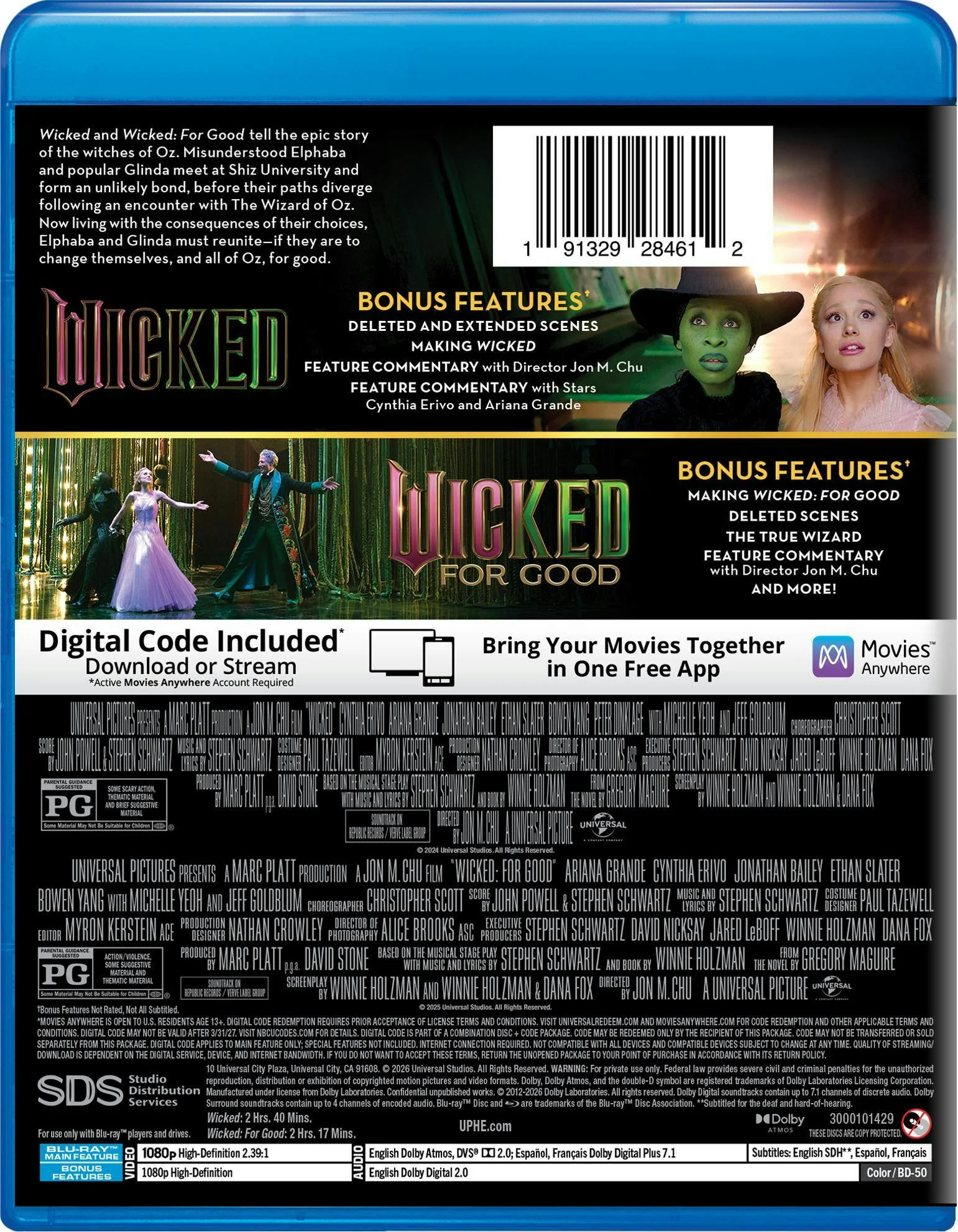 Wicked 2-Film Collection (Blu-ray + Digital) [Blu-ray] - Image 3