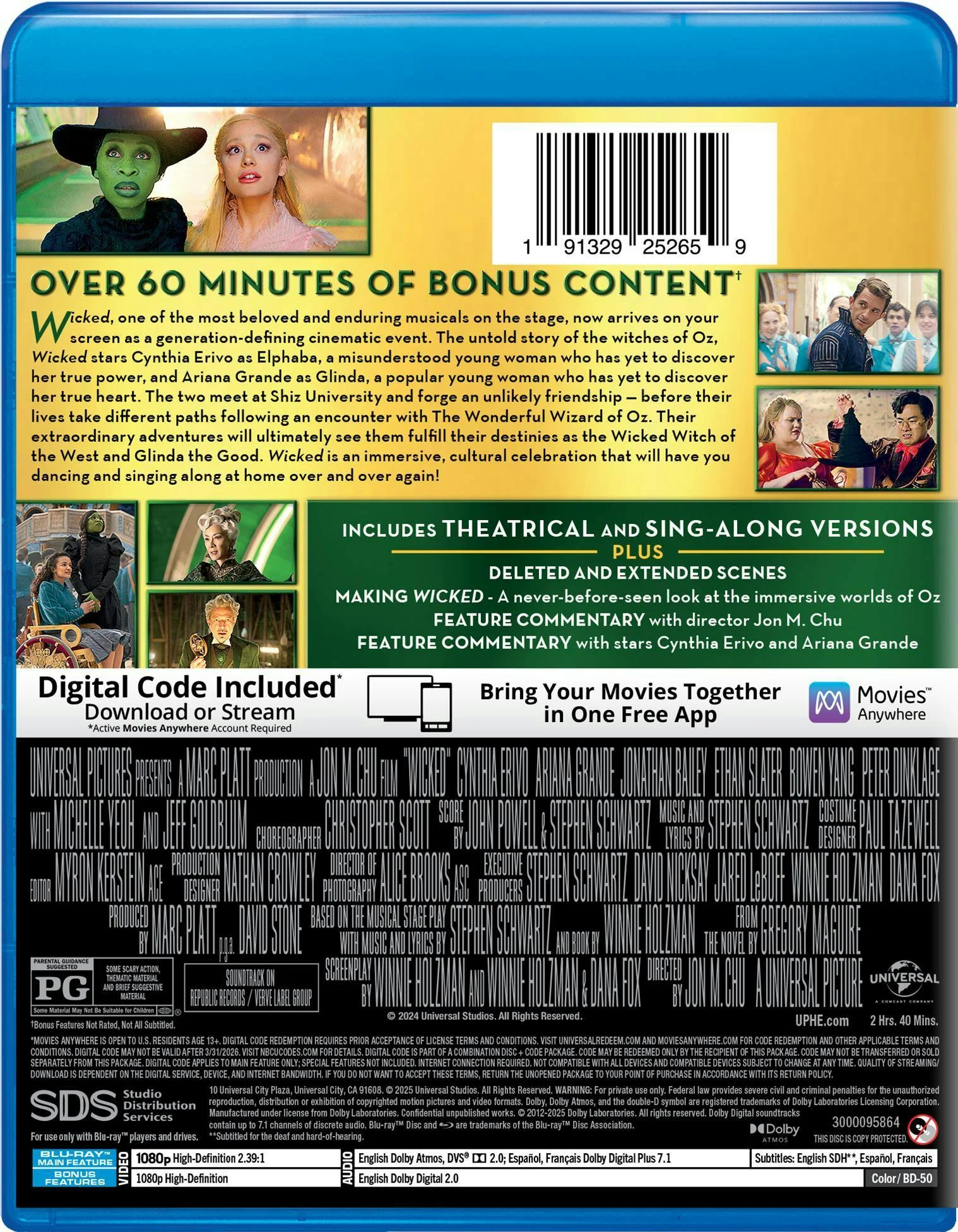 Wicked - Blu-ray + Digital [Blu-ray] - Image 3