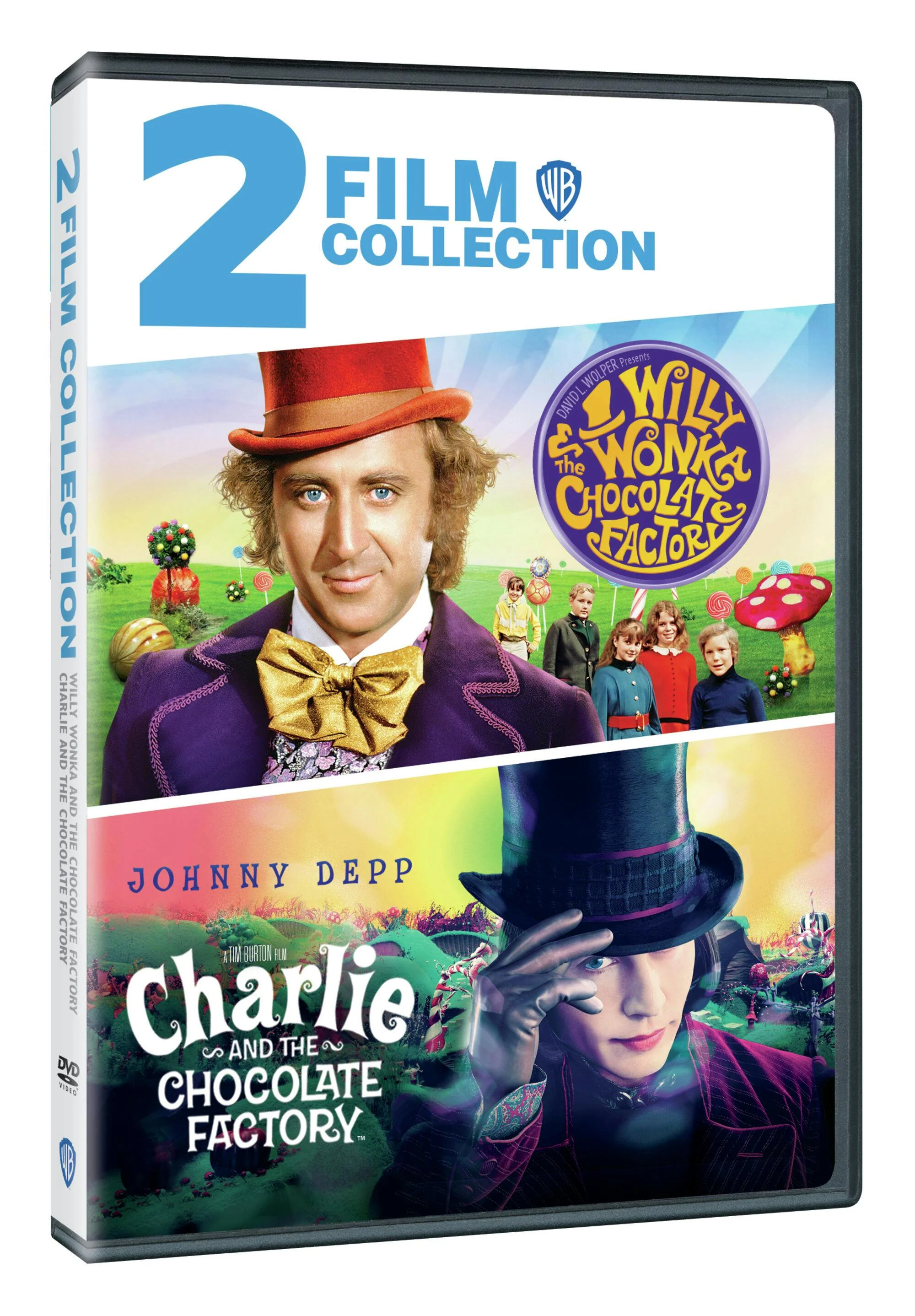 Willy Wonka and the Chocolate Factory/Charlie and the Chocolate Factory (DVD Double Feature) [DVD] - Image 2