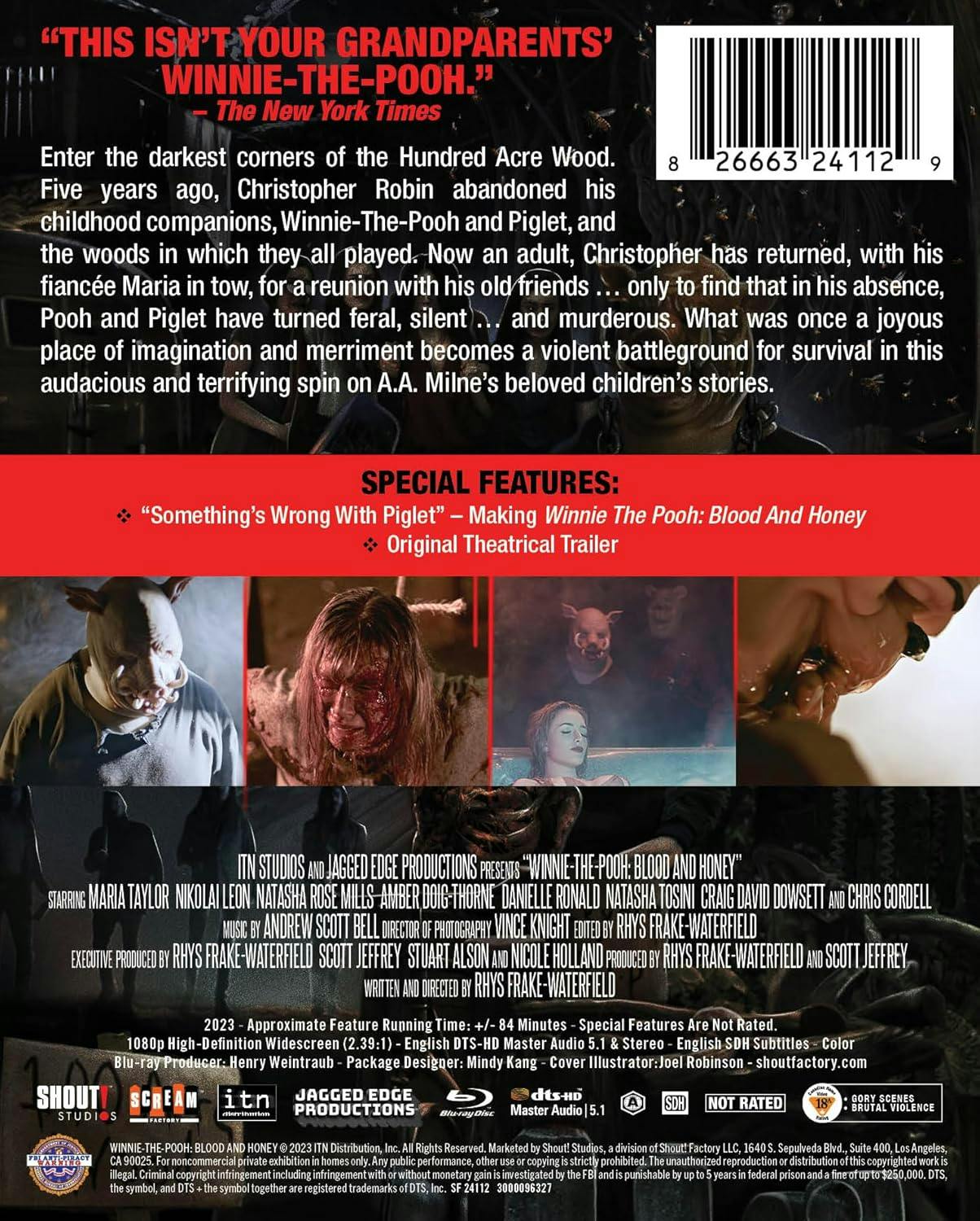 Winnie The Pooh: Blood And Honey [Limited Edition Steelbook] (Limited Edition Steelbook) [Blu-ray] - Image 3