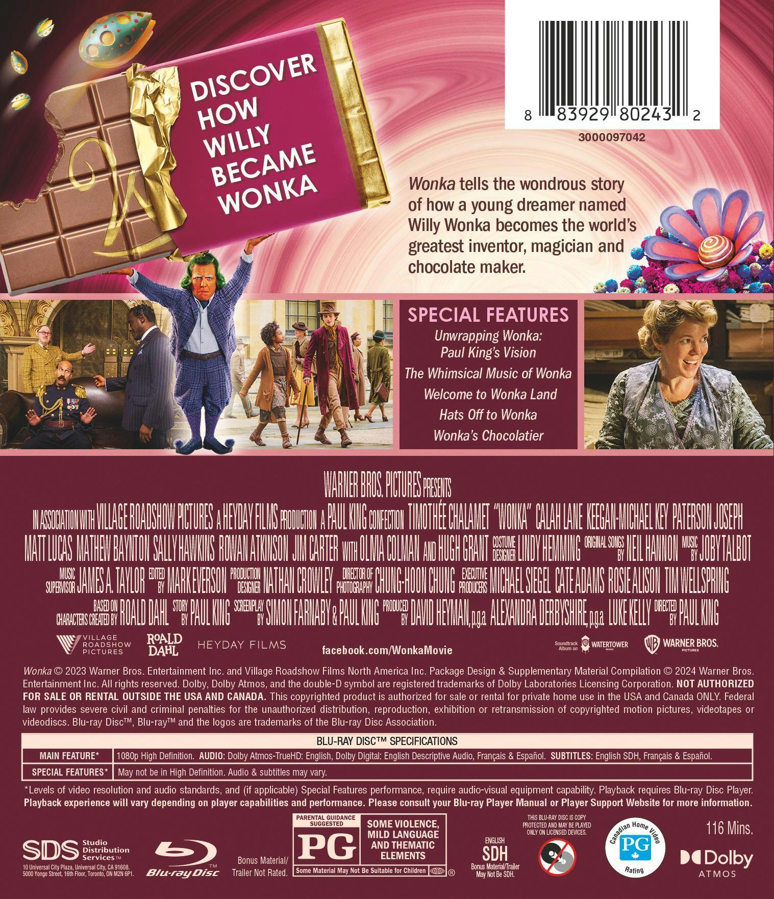 Wonka [Blu-ray] - Image 3